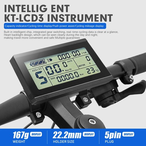 Bici elettrica dsiplay lcd3 - bici,