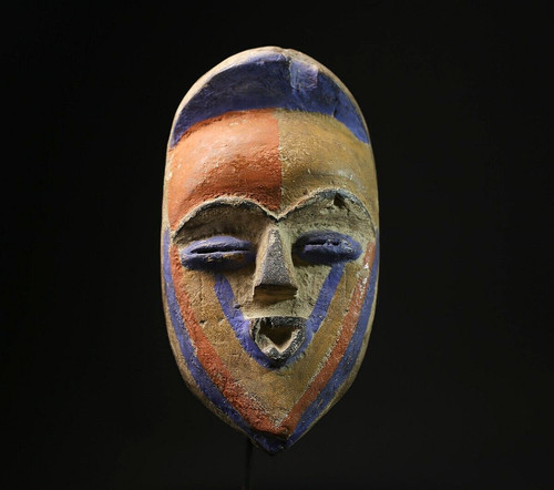 Maschera lega africana arte - africana,