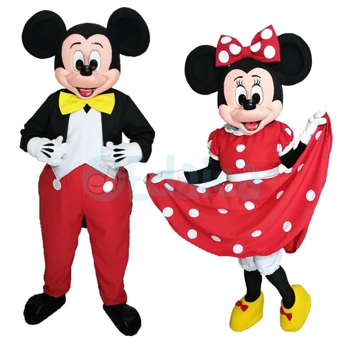 Mascotte topolino minnie - mascotte,