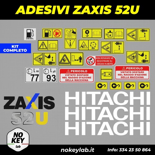 Adesivi zaxis 52u kit adesivo