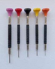BERGEON ref. 6899 - Set 5 Giraviti Screwdrivers in acciaio