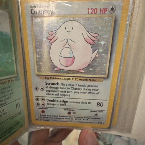 Pokémon chansey 102 set - pokémon, 3/102