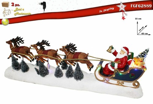 Giostrina slitta babbo natale - slitta,