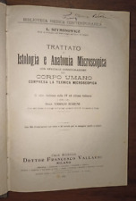 L. SZYMONOWICZ - TRATTATO DI ISTOLOGIA E ANATOMIA MICROSCOPICA 1924 VALLARDI