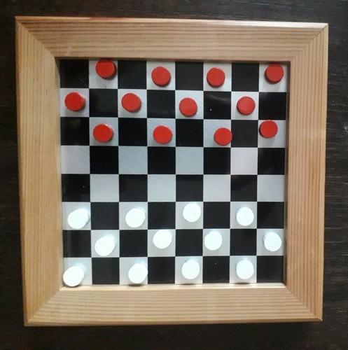 Scacchiera per dama con - scacchiera,