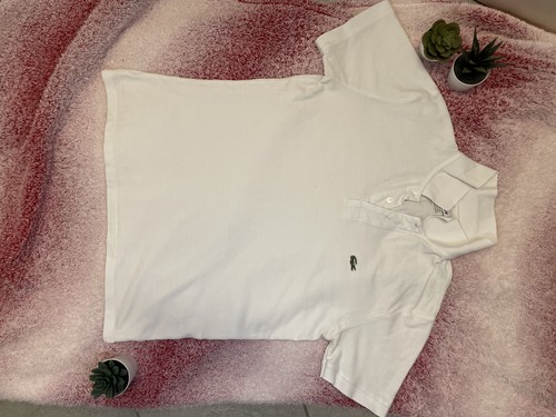 Polo lacoste bianca taglia - polo,