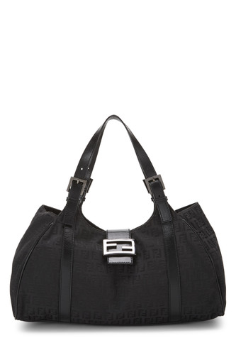 Fendi brown zucca canvas borsa - brown,
