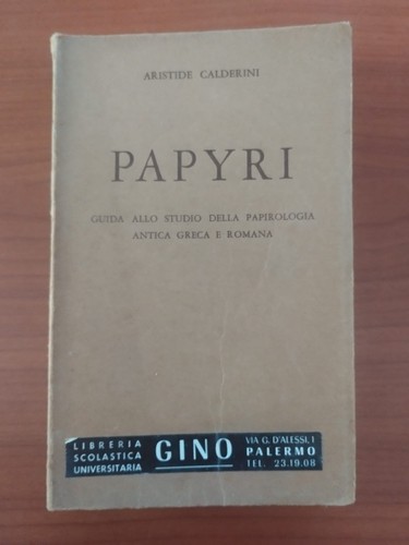 Papyri aristide calderini - papyri,