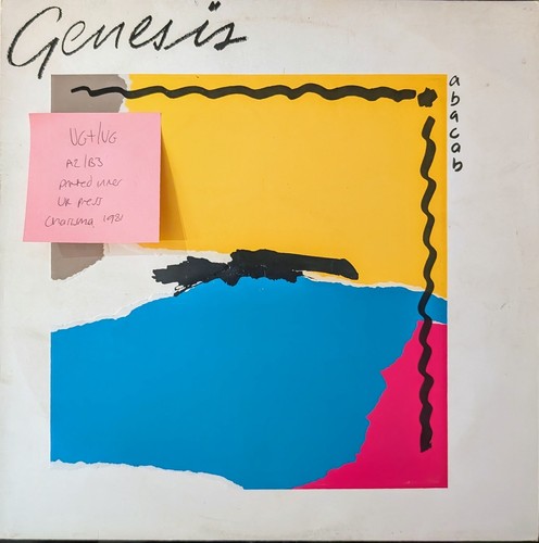 Genesis abacab vinyl record - genesis,