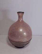 Antico Vaso Vetro Murano Rosa