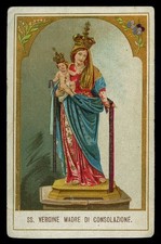 antico santino cromo-holy card