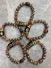 5 pezzi agata tibetana Dzi