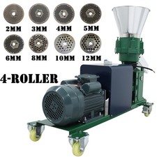 220V 4-Roller Animal Feed