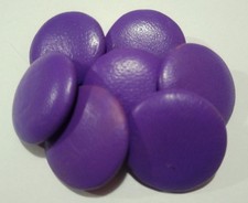 BOTTONI PER CAPPOTTO O GIACCONE IN PELLE VIOLA CON PIEDINO 24 mm