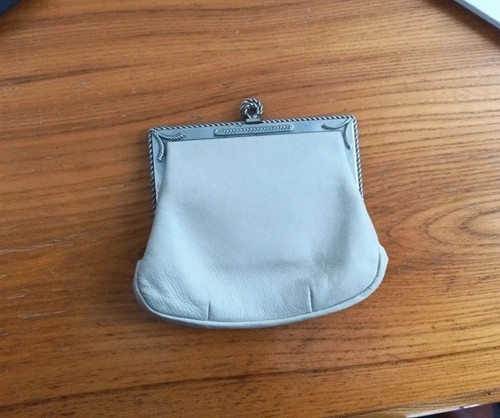 Pochette nappa con interni - in,