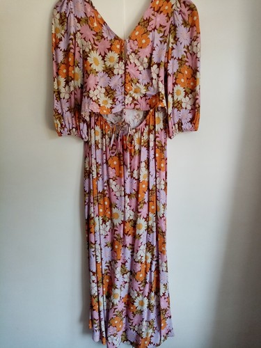 Abito donna lungo floreale