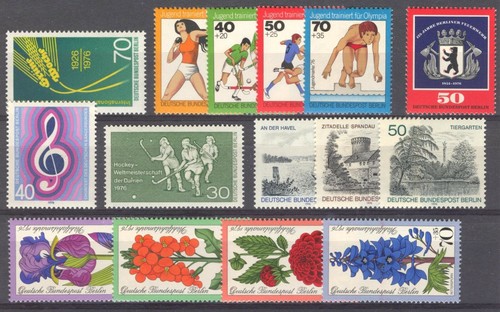 Bundespost berlino 1976 anno - bundespost,