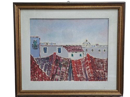Dipinto olio tela giuseppe - dipinto,