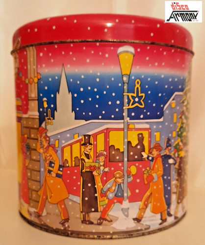 Scatola latta panettone - latta,