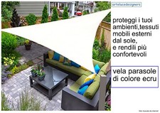 tenda a vela ombreggiante telo triangolare parasole da giardino vele esterno ?