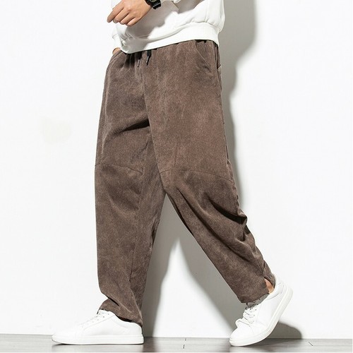 Pantaloni harem corduroy da - harem, in