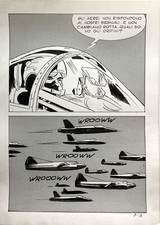 Original table dart comics - original,
