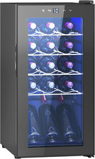 Cantinetta Vino Refrigerata 15 Bottiglie 44L Cantina Vino Monotemperatura 5-18℃ 