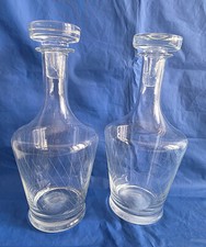 Set di 2 antiche bottiglie dei