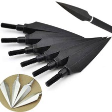 6/12X Frecce Tiro con l'Arco 150gr Caccia Punte Larghe Vite Balestra Caccia