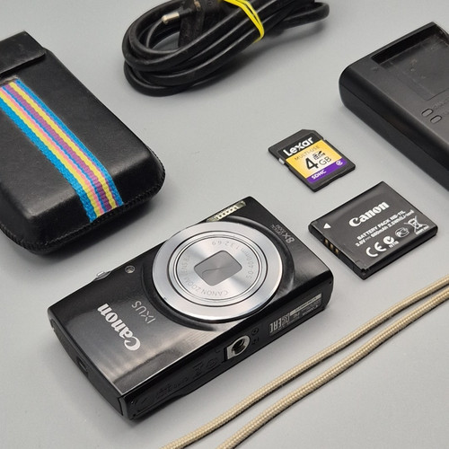 Canon ixus 145 black - black, compact