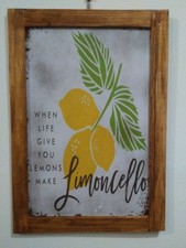 targa in legno quadro