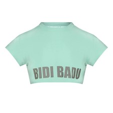 T-shirt BIDI BADU Abdominis Crop Move donna tennis mint