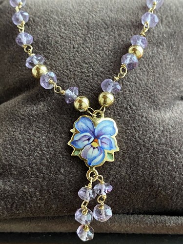 Girocollo viola gabriella - girocollo,