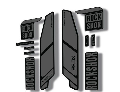 Adesivo rock shox - xc32, 2014