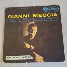 GIANNI MECCIA BARATTOLO ALZO LA VELA FOLLE BANDERUOLA PISSI BAO 45 EP RARE 1960