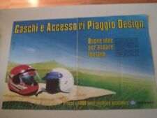 advertising Pubblicità 1986 CASCHI E ACCESSORI PIAGGIO DESIGN