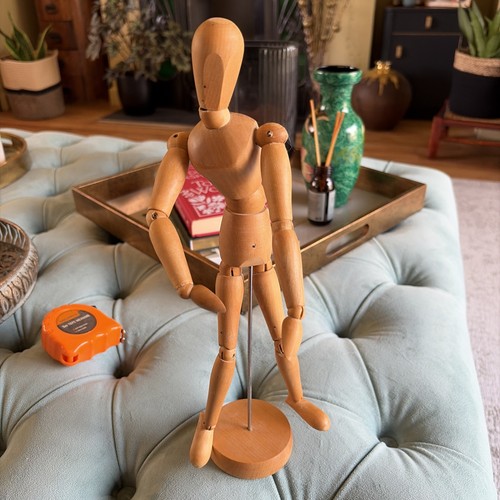 Manichino figura legno - manichino, in