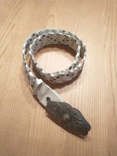 Cintura in pelle intrecciata