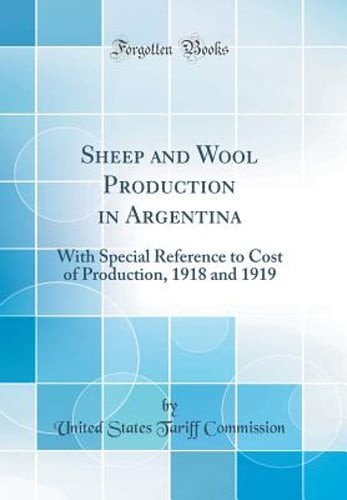 Sheep and wool production - production, in