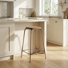 SGABELLO BAR IN LEGNO STILE