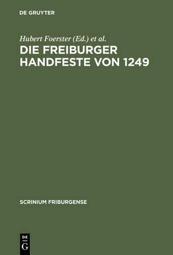 Die freiburger handfeste von - die,