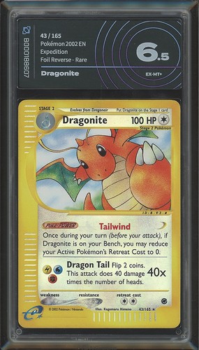 Dragonite 165 pokémon - 43/165,