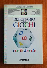 DIZIONARIO DEI GIOCHI CON LE