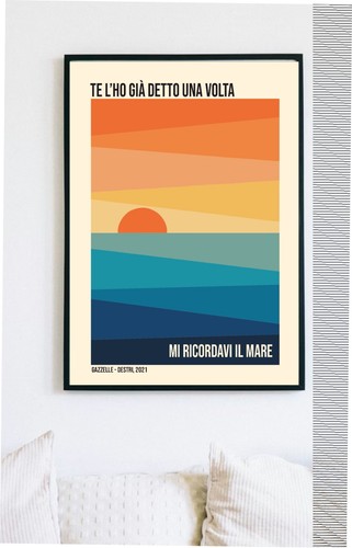Poster gazzelle destri - gazzelle, a3
