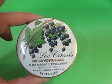 Scatola Barattolo Latta Vintage Caramelle Les Cassis