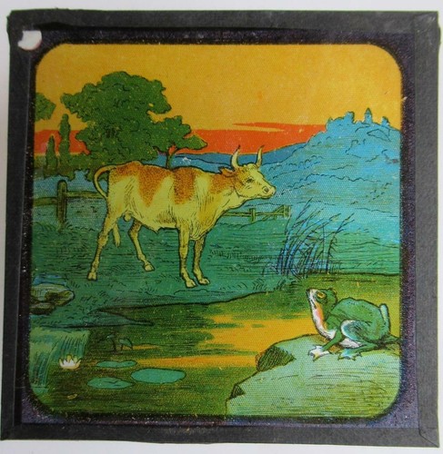 Magic lantern slide - magic,