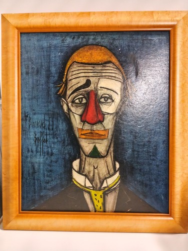 Bernard buffet 1955 pagliaccio - bernard,