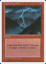 MTG LIGHTNING BOLT EXC -
