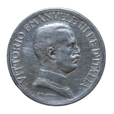 1 Lira 1917 Quadriga briosa - Roma - Vittorio Emanuele III - Regno - BB