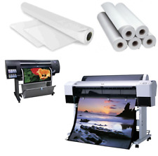 ROTOLO PLOTTER GR. 180 CARTA TRATTATA BIANCA TECNICA E GRAFICA MT 35 3 ALTEZZE